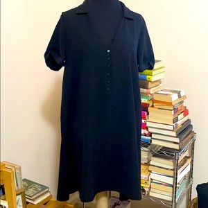 Cute v neck black dress from Zara